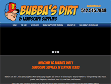 Tablet Screenshot of bubbasdirt.com